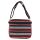 Woven Tablet Bag - Red & Navy