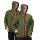 Army Green Bhutan Trimmed Jacket - Small