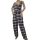 Greyjoy Funky Chequered Cotton Dungarees - Large