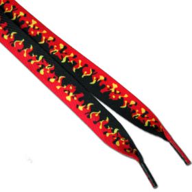 Punk, Goth & Skater Boot Laces - Flames