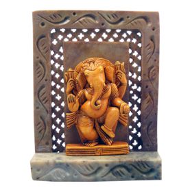 Ganesha Soapstone Statue - Dancing