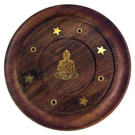 Embossed Incense Coasters - Buddha