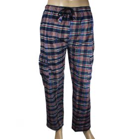 Damogran Chequered Flannel Combat Trousers