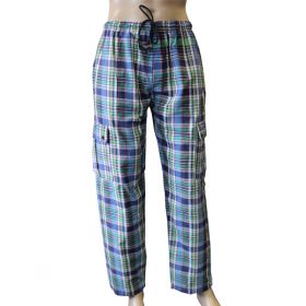 Tyrell Chequered Combat Trousers - XL
