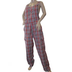 Regulus Funky Chequered Cotton Dungarees