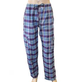 Odair Flannel Chequered Combat Trousers - Extra Large