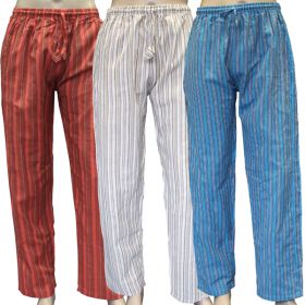 Striped Cotton Trousers
