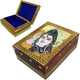 Small Gemstone Box - Shiva