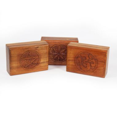 Smooth Wooden Jewellery Boxes
