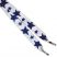 Punk, Goth & Skater Boot Laces - Blue Stars