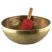 Tibetan Prayer Bowls with Leather Wrapped Beater - 9 Inch Diameter