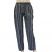 Striped Cotton Trousers - Black/Blue XL
