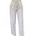 Striped Cotton Trousers - Neutral Large