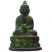 Brass Buddha Statuette - Brushed Green