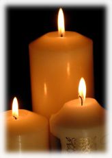 Church candle background 1