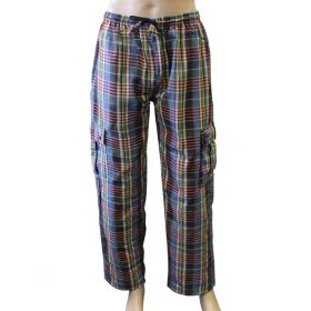 Martell Chequered Combat Trousers