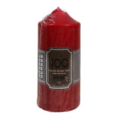Red Pillar Candle (100 Hrs)