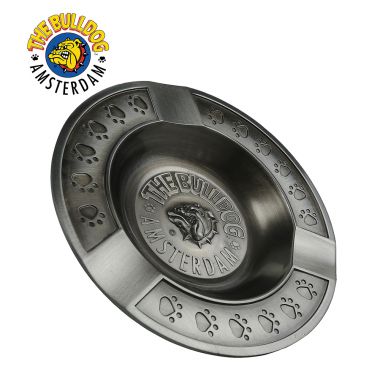 The Bulldog Embossed Metal Ashtray